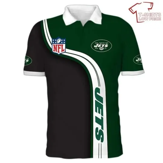 Discover New York Football Team Jetss 3D Polo Shirt