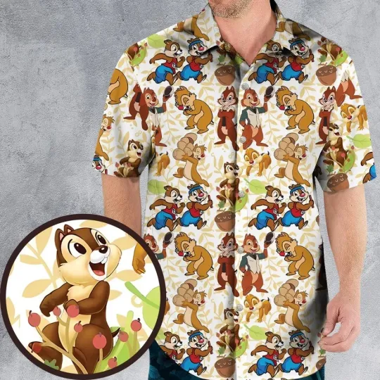 Discover Chipmunks Hawaiian Shirt