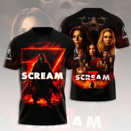 Discover Scream 7 Movie, 2026 Horror Film TShirt - All Over Print Shirt
