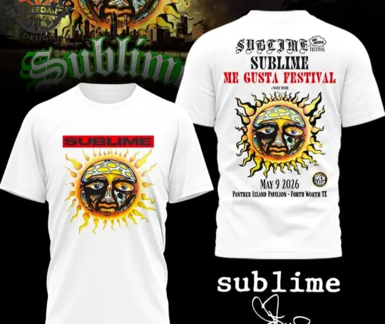 Discover Sublime Me Gusta Fesstival 2026 3D T-Shirt