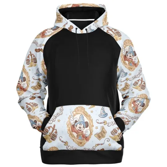 Discover Mickey Mouse Fantasia Sorcerer Cartoon Magic Fantasmic Hoodie 3D Printed