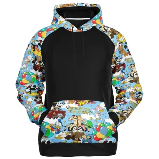 Discover Mickey & Friends Runaway Railway Nothing Can Stop Us Now Hoodie 3D Printed