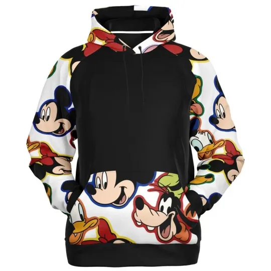 Discover Never Too Old For Mickey And Friends Birthday Gift For Fan Hoodie 3D Printed