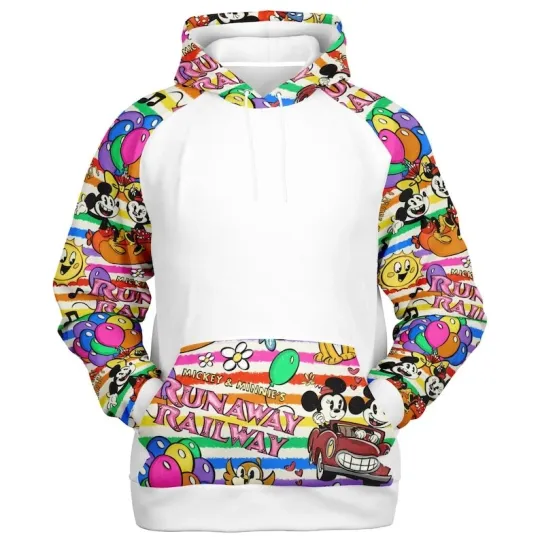 Discover Mickey And Minnie Mouse Runaway Railway Every Mile Is Magic Hoodie 3D Printed