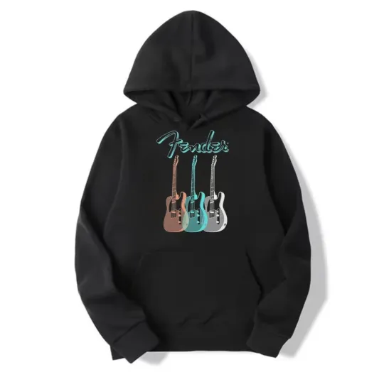 Discover Fender Telecaster Graphic Print Unisex Hoodie