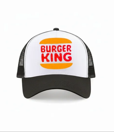 Discover Burger King Snapback Trucker Hat Unisex