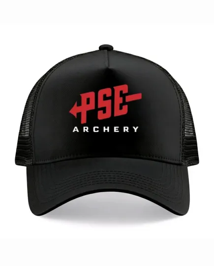 Discover PSE Archery Black Snapback Trucker Cap Unisex