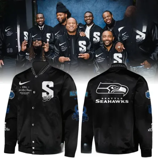Discover Seahawks Top 50 All-Time Exclusive Bomber Jacket