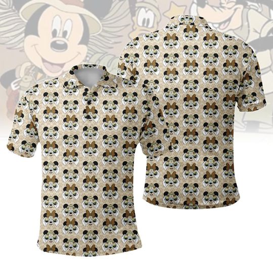 Discover Disney Animal Kingdom Polo Man Shirt, Disney Animal Kingdom Shirt, Disney Mickey Safari Casual Polo Shirt, Disney Safari Shirt