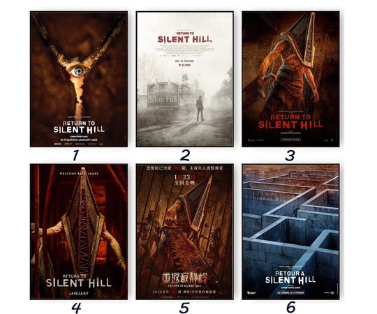 Return to Silent Hill (2026) Movie Poster  Horror Film Wall Art