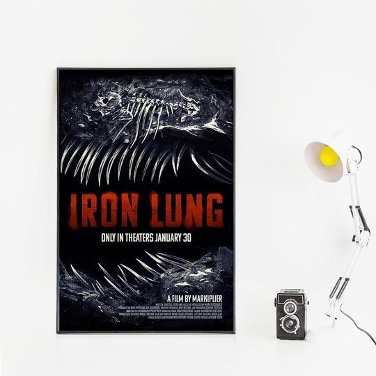 Discover Iron Lung (2026) Movie Posters - Vintage Typographic Posters - Wall Decor, Art, Gift Ideas