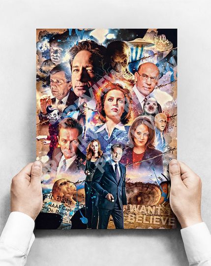 Discover The X-Files  -  The Truth Is Out There - A3 Poster Print