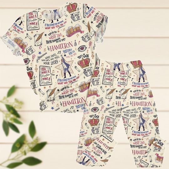 Discover Broadway Musical Pajamas Unisex, Theater Quote Sleepwear for Kids and Adults, Matching Family PJs, Music Lover Gift