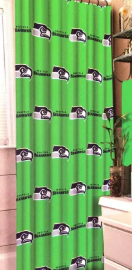 Discover Seattle Seahawks Football Fabric Shower Curtain