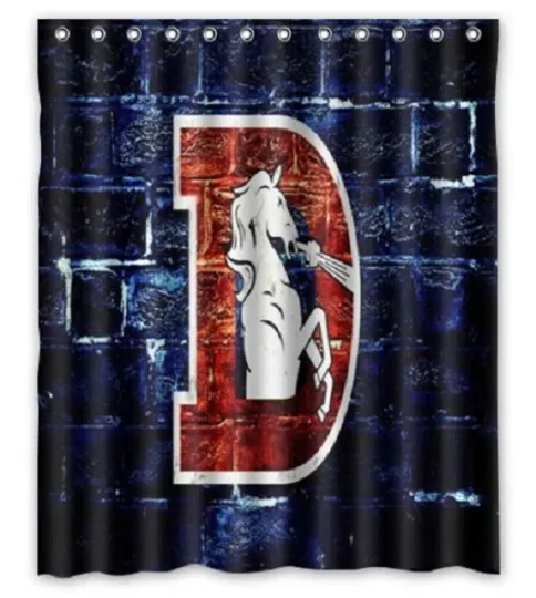 Denver Broncos Shower Curtain