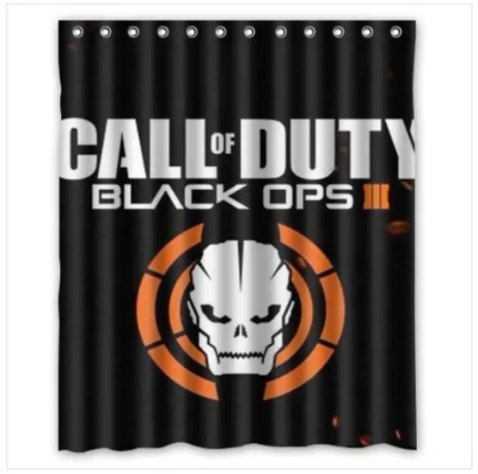 Discover Call of Duty Shower Curtain Waterproof with Hooks