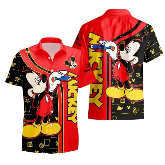 Discover Disney Mickey Hawaiian Shirt Button Down Adult Mickey Mouse Lovers Gift