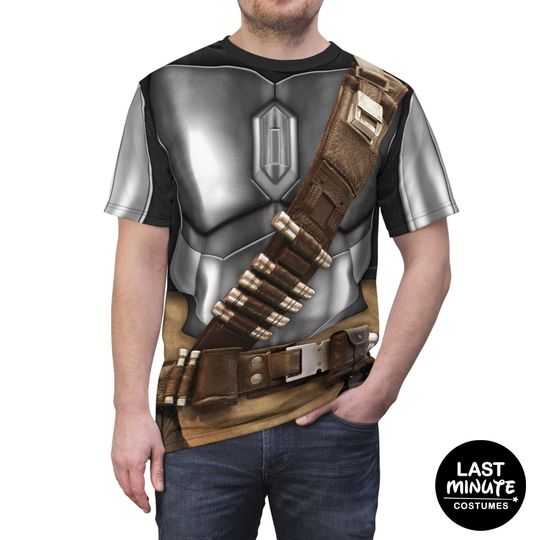 Steel Mandalorian Armor Shirt, Star Wars Costume, Mandalorian Costume, Star Wars Shirt, Star Wars Running Shirt, Bounty Hunter, Beskar Steel