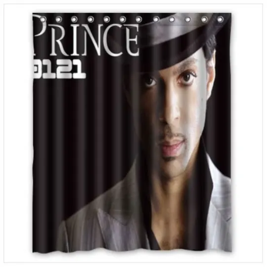 Discover Waterproof Shower Curtain Pur Rain Prince Bathroom Decor