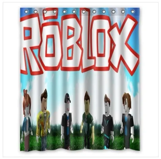 Discover Roblox Waterproof Shower Curtain for Bathroom Decor