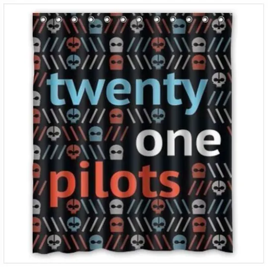 Discover Pilotss Band Shower Curtain