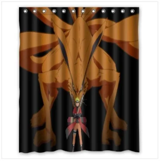Discover Narutoo Sage Mode Shower Curtain Polyester