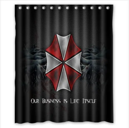Discover Resident Evil Shower Curtain Polyester