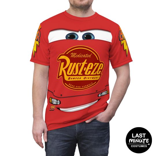 Disney Cars Costume, Lightning McQueen Shirts, Disney Shirts, Mens Disney Shirt, Disney World Shirts, Best Friend Shirts