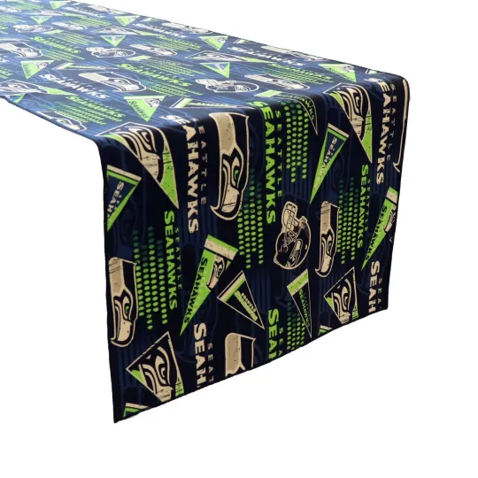 Discover Seattle Seahawks Table Runner Sports Football Team Decor