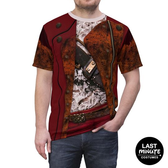 Descendants 2 Costume, Harry Hook Shirt, Harry Hook Costume, Disney Villain Shirts, Mens Disney Shirts, Disney Costume, Descendants Birthday