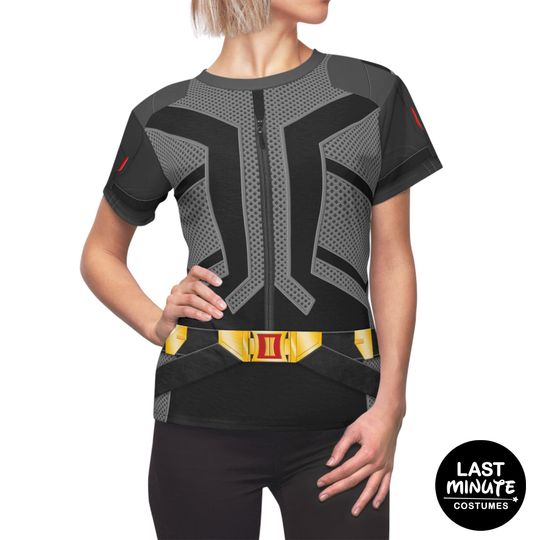Widow Costume, Black Widow Women Shirt, Marvel Costume for Women, Avengers Costume for Adults, Natasha Romanoff Costume