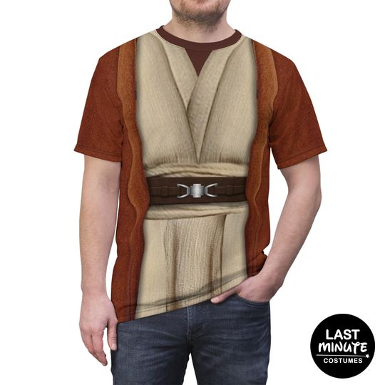 Star Wars Costume Shirt, Obi Wan Kenobi Shirts, Obi-Wan Costume, Star Wars Cosplay, Jedi Cosplay Costume, Disney Galaxys Edge
