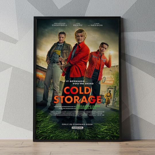 Discover Cold Storage (2026) Movie Poster| Movie Canvas | Wall Art| Poster Unframed| Cover Poster| Canvas Print| Canvas Poster