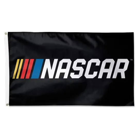 Discover Nascar Car Racing  Black Flag Wall Decor Banner