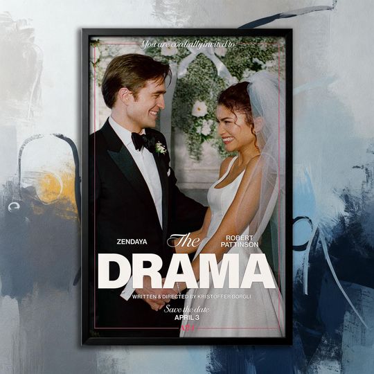 Discover Movie Poster- The Drama (2026) | Movie Canvas| Wall Art Collection| Poster Unframed| Movie Art| Cover Poster