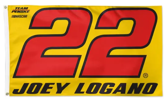 Joey Logano #22 NASCAR Car Racing House Flag  Wall Banner