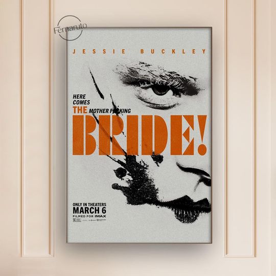 Discover The Bride! (2026Movie Poster | Canvas Print | Film Wall Art | Home Theater Decor | Movie Lover Gift Idea