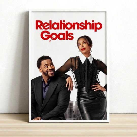 Discover Relationship Goals (2026) movie Poster, Movie Wall Art,Canvas posters,Holiday gifts,Birthday gifts,Vintage posters