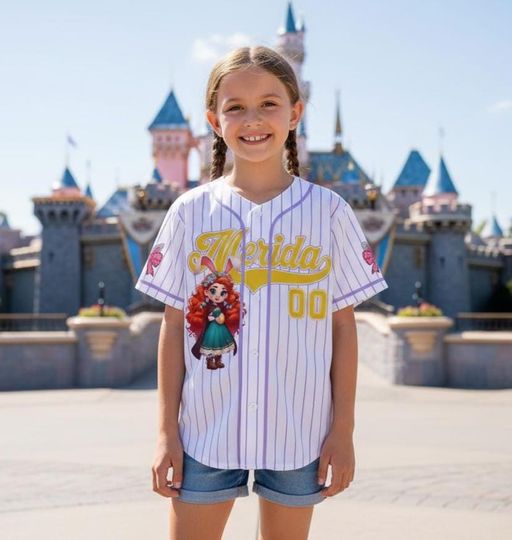 Discover Custom Name Princess Merid Baseball Kid Adult Jersey, Easter Gift