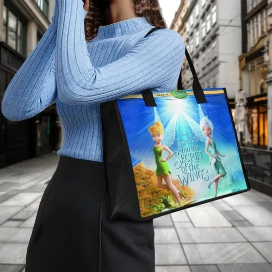Tinker Bell Poster Canvas Tote Bag