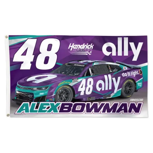 Discover Alex Bowman 2026 Ally #48 Car House Flag