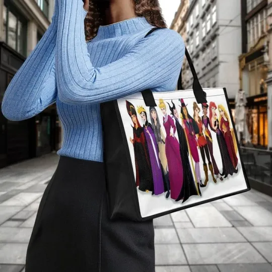 Disney Villains Princess Cosplay Canvas Tote Bag