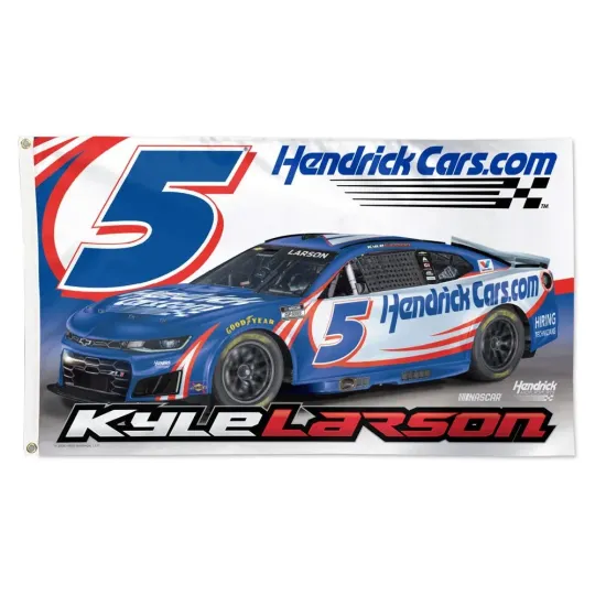 Kyle Larson 2026 HendrickCars #5 Car House Flag