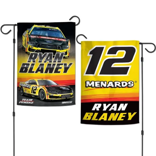 Ryan Blaney 2026 Menards Double-Sided Garden Flag