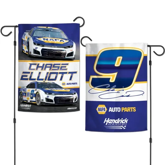 Discover Chase Elliott 2026 NAPA Two-Sided Garden Flag Preorder - February Shipping