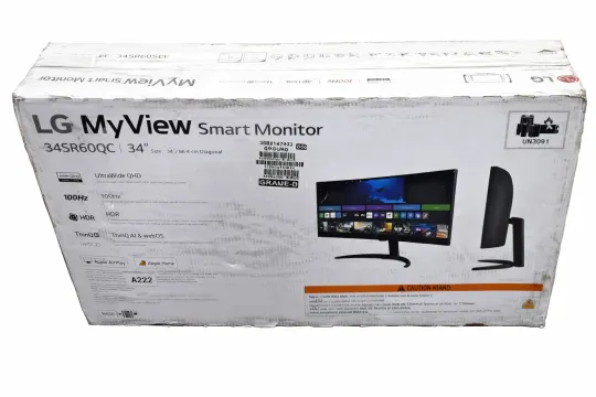 Discover LG 34SR60QC-B.AUS 34" Curved Screen MyView Smart Monitor