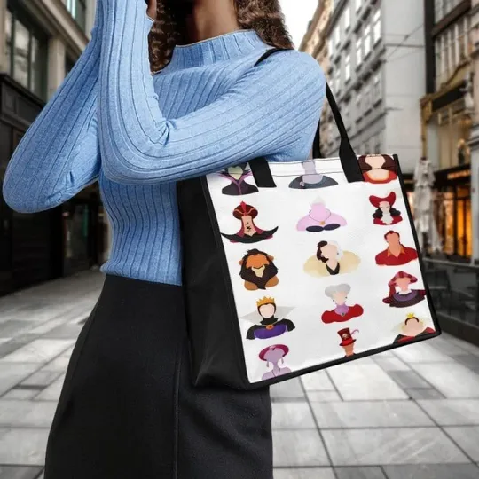 Discover Disney Villains All Characters51 Canvas Tote Bag