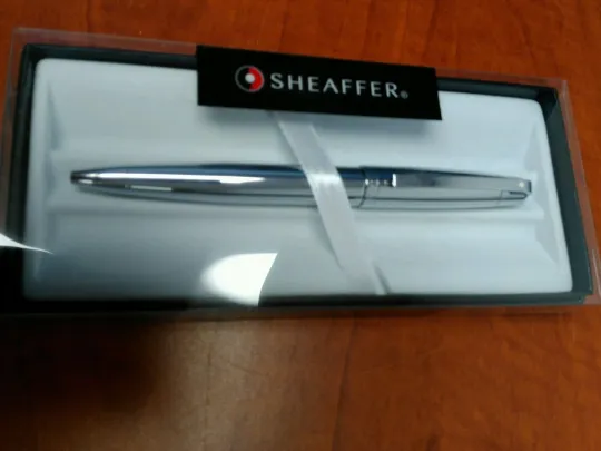 Discover Sheaffer 500 CHROME Ballpoint Pen 100% Authentic