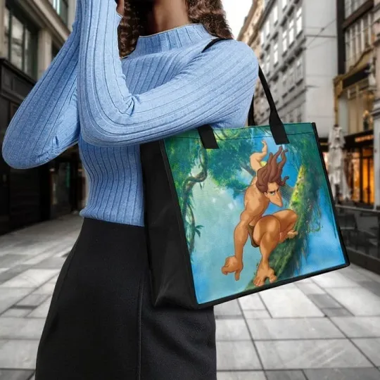 Discover Tarzan In The Jungle Disney Movie Canvas Tote Bag
