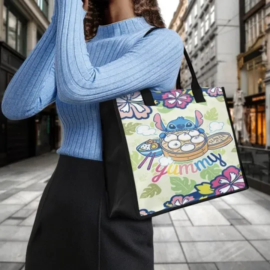 Lilo And Stitch Canvas Tote Bag